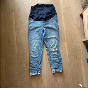 Madewell Maternity Over-the-Belly Perfect Vintage Jeans in Coney Wash
